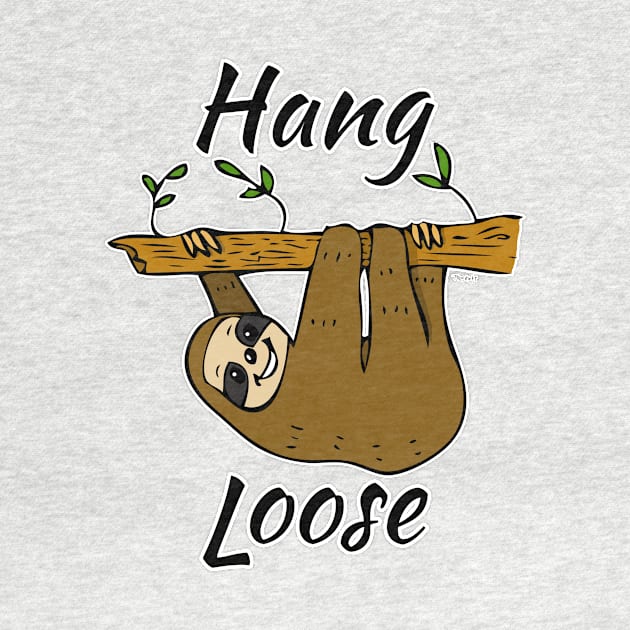 Hang Loose Sloth #2 by RockettGraph1cs